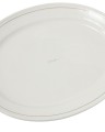 Talerz Lexington porcelain oval platter, white/beige  Lexington