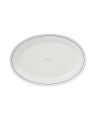 Talerz Lexington porcelain oval platter, white/blue  Lexington