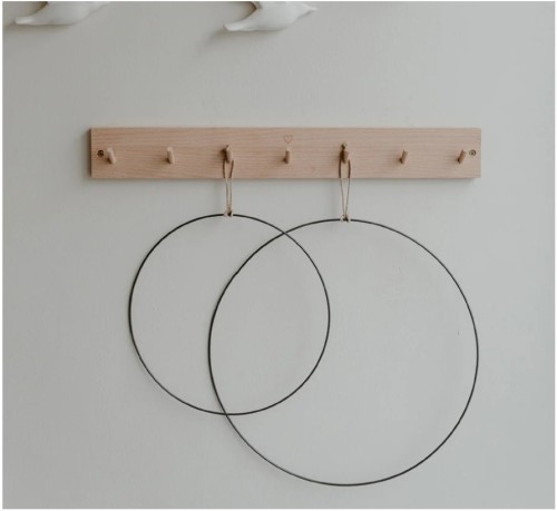 Dekoracja Metallkranz Wianek Eulenschnitt 2szt.  