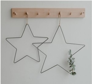 Dekoracja Metallkranz Gwiazda Eulenschnitt 2szt.  