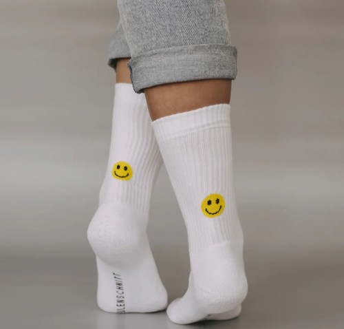 Skarpetki białe Smile Eulenschnitt  M (rozm. 39-42) 