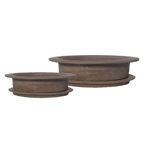 Doniczka Oval w Soucer Terracota  Ernst Duża