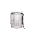 Wazonik  GlassVase d12,7  h14,8  Ribbed Glass Ernst