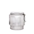 Wazon GlassVase d19,5  h20  Ribbed Glass Ernst