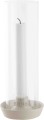 Świecznik stonewear w/glass Ernst white