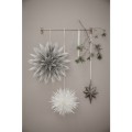Ozdoba Misella Star  Lene Bjerre h37cm Ant. Silver