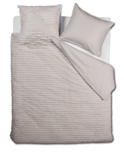 Zestaw pościeli Pościel Pościel FURRY STRIPES  Off -White Riviera Maison  240x200/220    