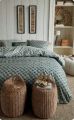 woven wool green