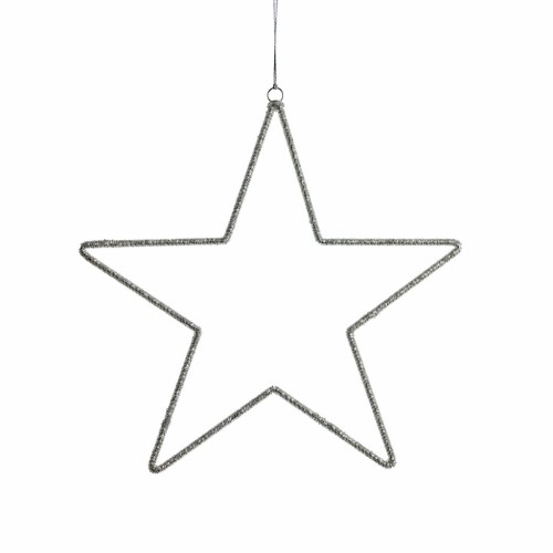 Ozdoba Ane Star 40x40 Lene Bjerre Silver 