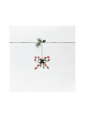 Papierowe serwetki  Sögne Candy Cane