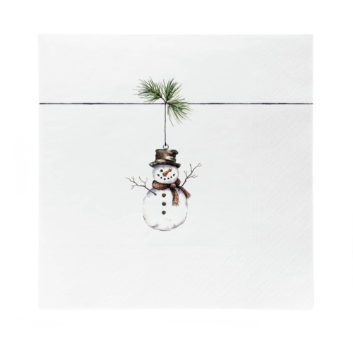 Papierowe serwetki  Sögne Snowman
