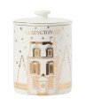 Pojemnik House stoneware cookie jar with lid Lexington  white/gold