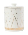 Pojemnik House stoneware cookie jar with lid Lexington  white/gold