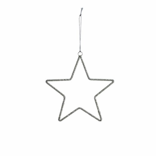 Ozdoba Ane Star 25x25 Lene Bjerre Silver  
