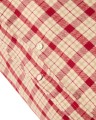 Zestaw pościeli Checked cotton flannel bed set, red/beige  Lexington