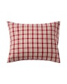 Zestaw pościeli Checked cotton flannel bed set, red/beige  Lexington
