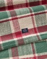 Bieżnik Checked organic cotton runner, green/red/beige Lexington   250 cm