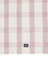 Ręcznik kuchenny Checked linen blend kitchen towel, white/red  Lexington
