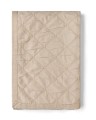 Narzuta Icons singature star quilted bedspread in organic cotton, beige  Lexington 160x240