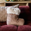 Poduszka Christmas Stocking Faux Fur Riviera Maison
