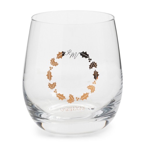 Szklanka Festive Wreath Water Glass Riviera Maison   