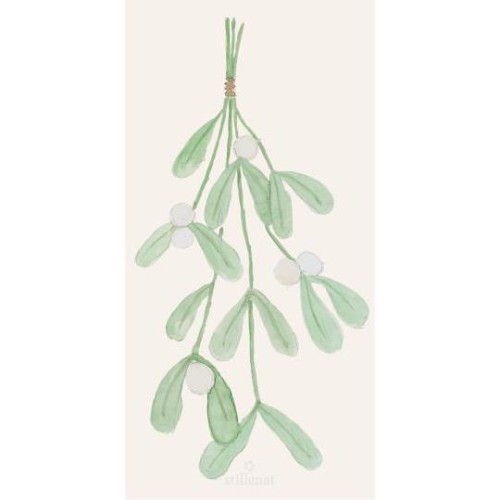 Papierowe serwetki mistletoe   IB Laursen 10 x 20cm