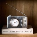 Ozdoba RM FM Radio Clock Riviera Maison