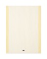Ręcznik kuchennyStriped linen blend kitchen towel, yellow/white Lexington
