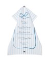 Ręcznik kuchenny Party menu organic cotton kitchen towel, blue Lexington