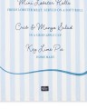 Ręcznik kuchenny Party menu organic cotton kitchen towel, blue Lexington
