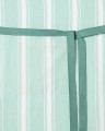 Fartuch Striped linen blend apron, green/white  Lexington