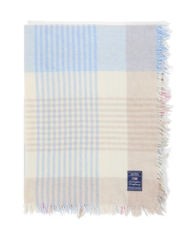 Pled / koc Multi checked recycled wool blend throw  130x170 Lexington  