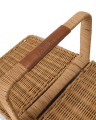 Kosz piknikowy  Picnic basket in rattan with liner, blue/white Liner Lexington