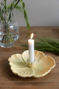 Świecznik Botanik large light yellow  Storefactory   