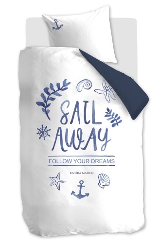 Zestaw pościeli RM Sail Away Blue Riviera Maison  140x200/220   