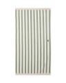 Ręcznik Block striped towel, vintage green/white/moonbeam 70x130 Lexington