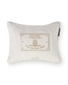 Poduszka Striped beige organic cotton pillow, 30x40  Lexington