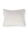 Poduszka Striped beige organic cotton pillow, 30x40  Lexington