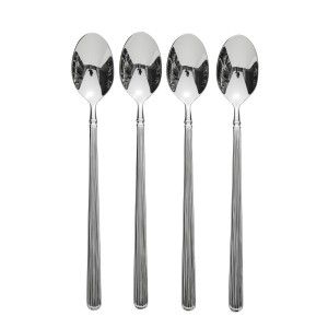 Łyżeczka Delia Cafe Latte Tea Spoon Fork Silver 4 szt 