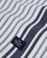 Bieżnik Icons striped oxford runner, white/blue