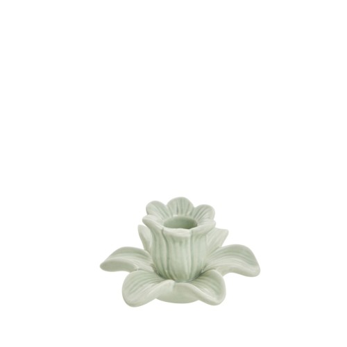 Świecznik Deanne flower light green Lene Bjerre   