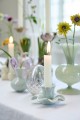 Świecznik Deanne flower light green Lene Bjerre