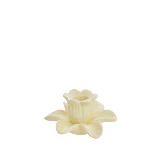 Świecznik Deanne flower yellow Lene Bjerre    