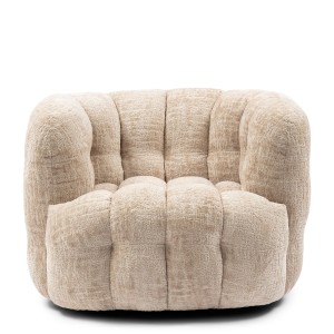Fotel obrotowy  Arosa Swivel Armchair Natural Riviera Maison