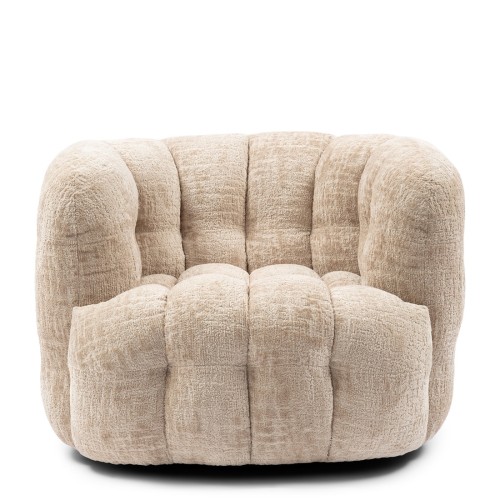 Fotel obrotowy  Arosa Swivel Armchair Natural Riviera Maison