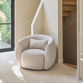 Fotel obrotowy Leonardo Swivel AC Glossy Flax Riviera Maison