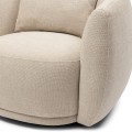 Fotel obrotowy Leonardo Swivel AC Glossy Flax Riviera Maison