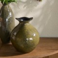 Wazon Lunaro Vase Wide Forest Green Riviera Maison