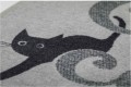 Kocyk dla kotka Cool Cats Live Here 70x90 grey