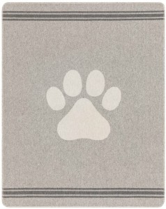 Kocyk Paw 100x140 grey